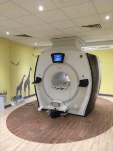 The MRI scanner in the Evelyn Perinatal Imaging Centre